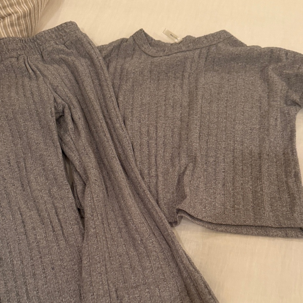 Rylee + Cru Gray Kids Matching Set